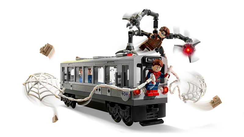 LEGO - 76321 - MARVEL - Spider-Man vs. Doc Ock Subway Train Scene - 393pcs