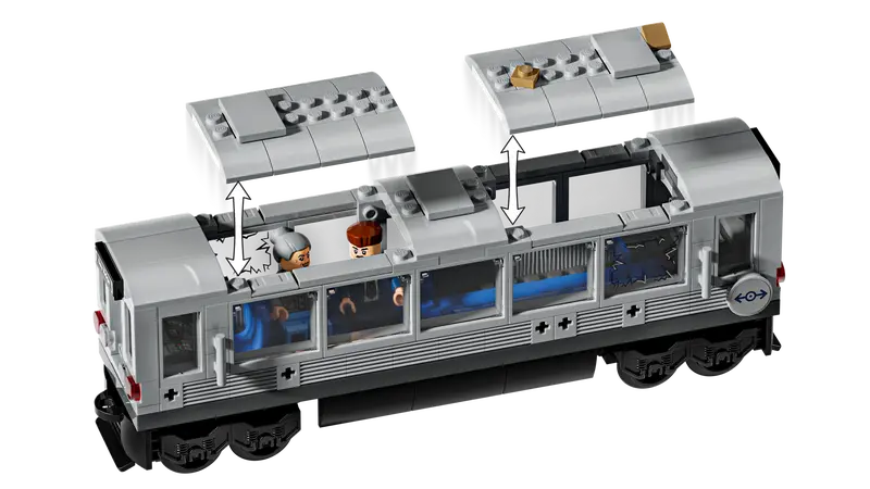 LEGO - 76321 - MARVEL - Spider-Man vs. Doc Ock Subway Train Scene - 393pcs
