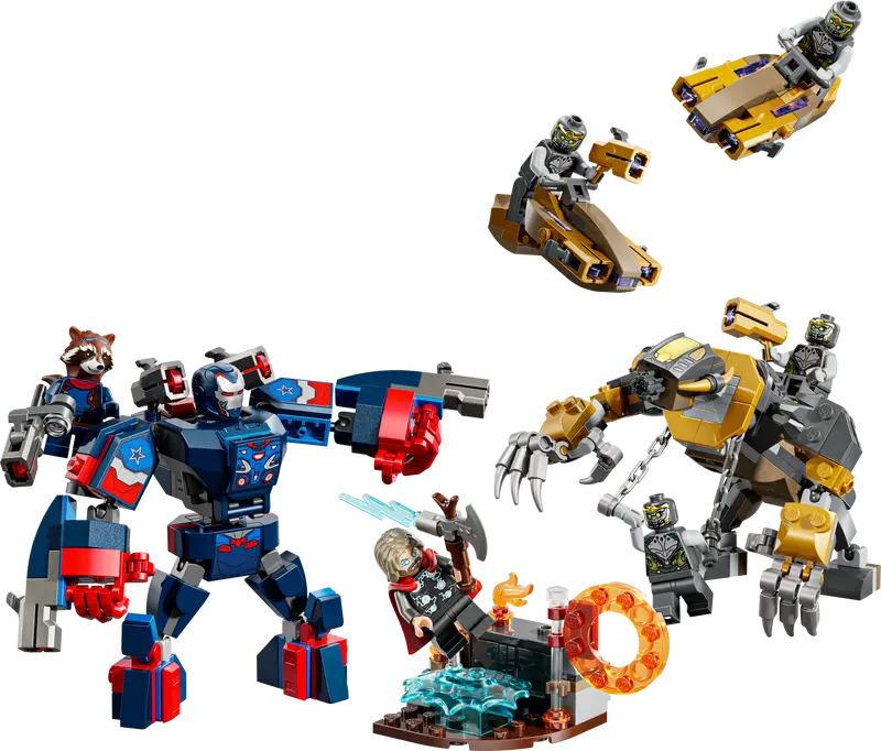 LEGO - 76322 - MARVEL - Avengers: Endgame Thor vs Chitauri - 373pcs