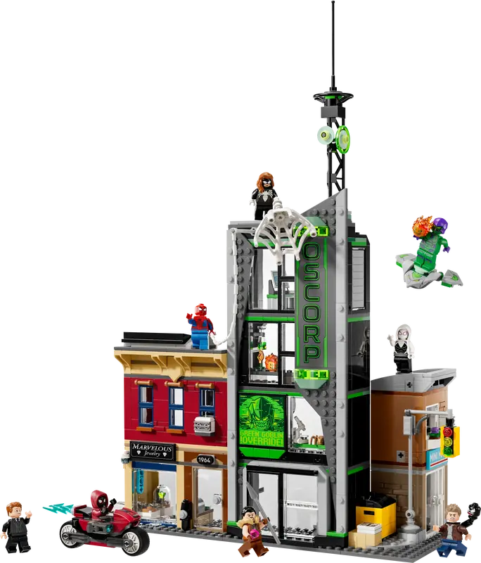 LEGO - 76324 - MARVEL - Spider-Man vs Oscorp - 808pcs