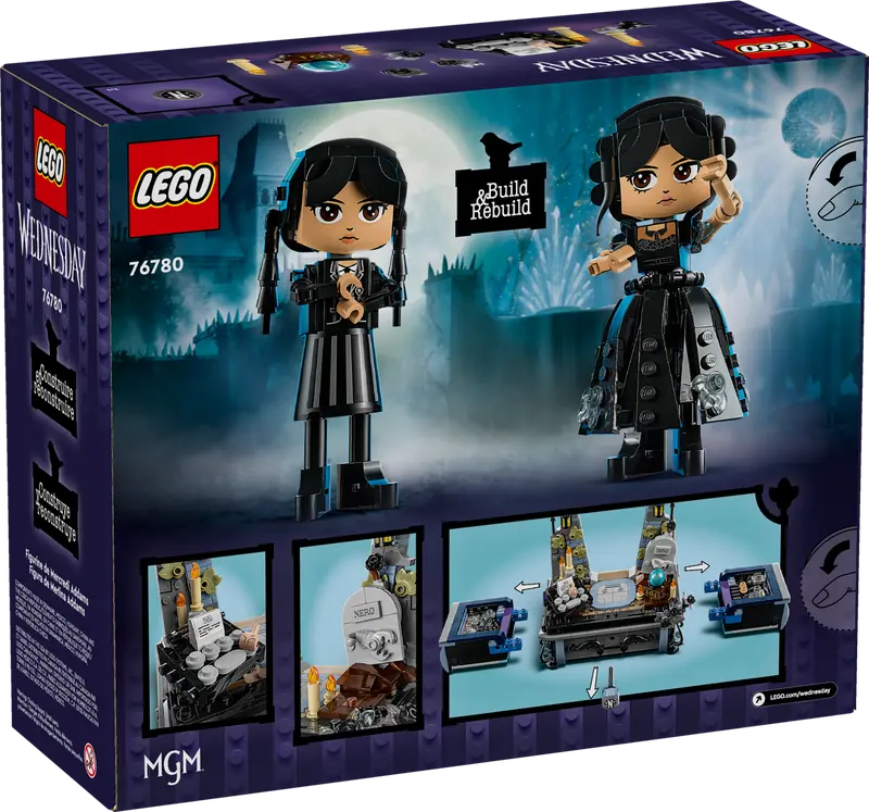 LEGO - 76780 - MERCREDI - Figurine Mercredi Addams - 702 pièces