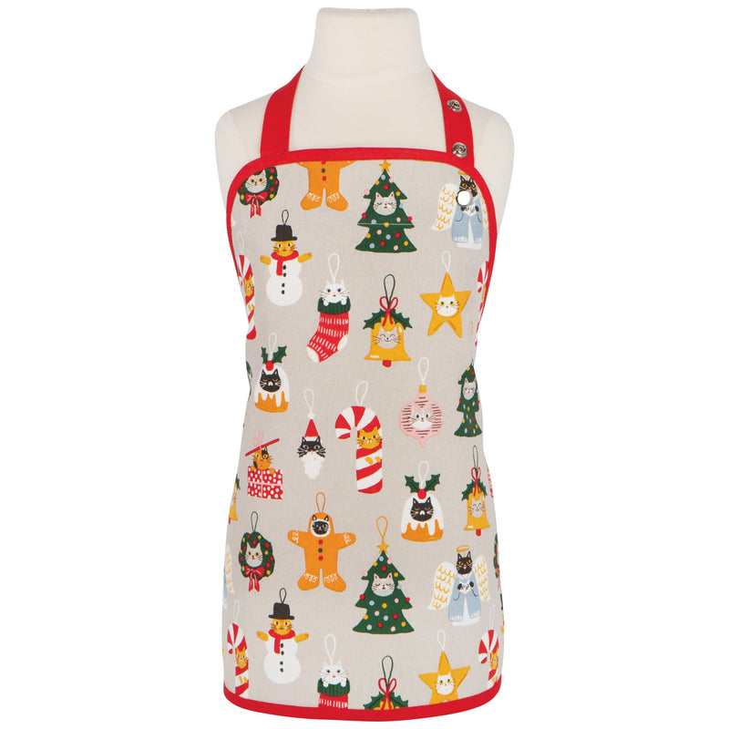 Jubilee - Bauble Cats Christmas Kid's Apron
