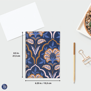 Pierre Belvédère - Medium Notebook - Blue Motif