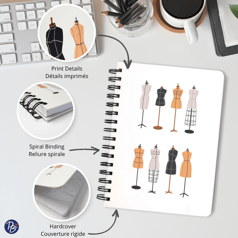 Pierre Belvédère - Medium Notebook - Fashion