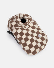 7AM Enfant - Car Seat Cocoon - Checker Berber — Checkers Tan — image 2