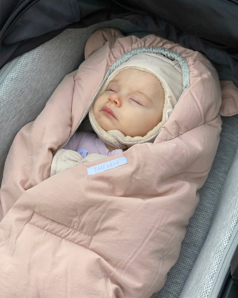 7AM Enfant - Cub Set - Airy | Mitten, Hat & Blanket