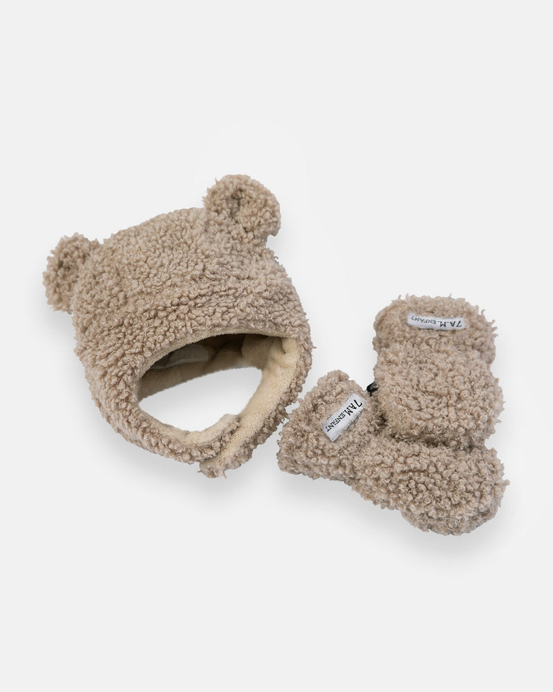 7AM Enfant - Ensemble Cub - Teddy | Bonnet & Moufles