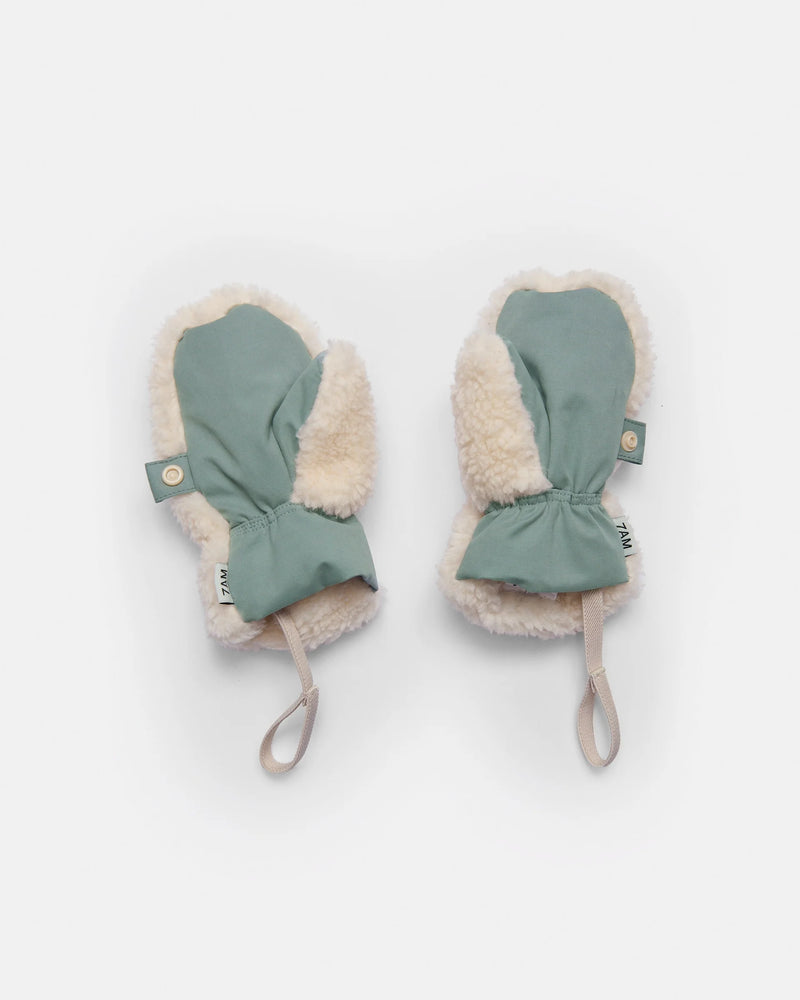 Sherpa Mittens - Benji Appliqué