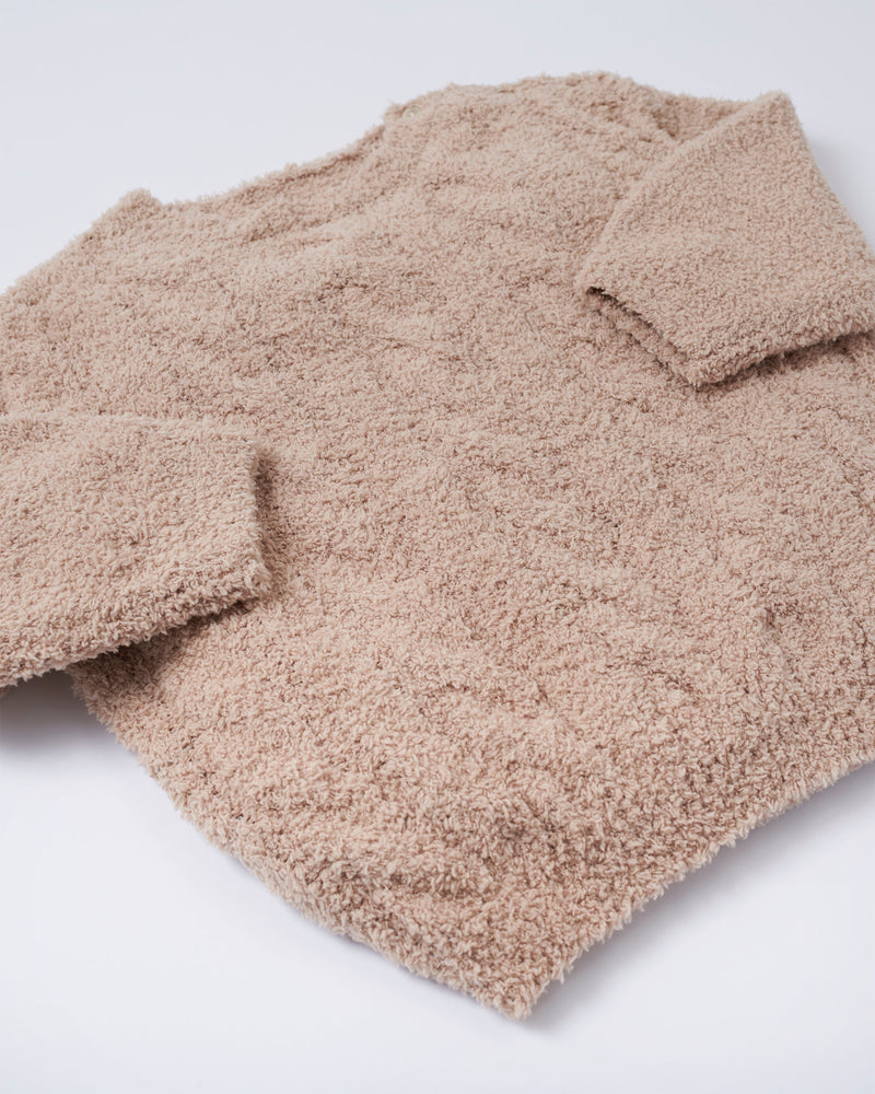 7AM Enfant - Boxy Cable Sweater - Fuzzy