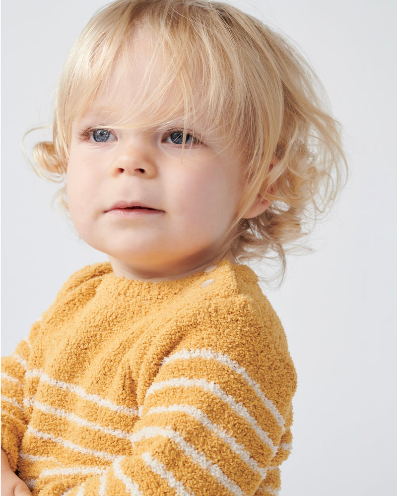 7AM Enfant - Long Sleeve Top Striped - Fuzzy