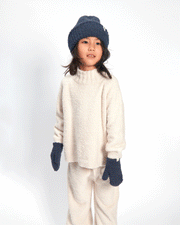 Ribbed Beanie - Fuzzy