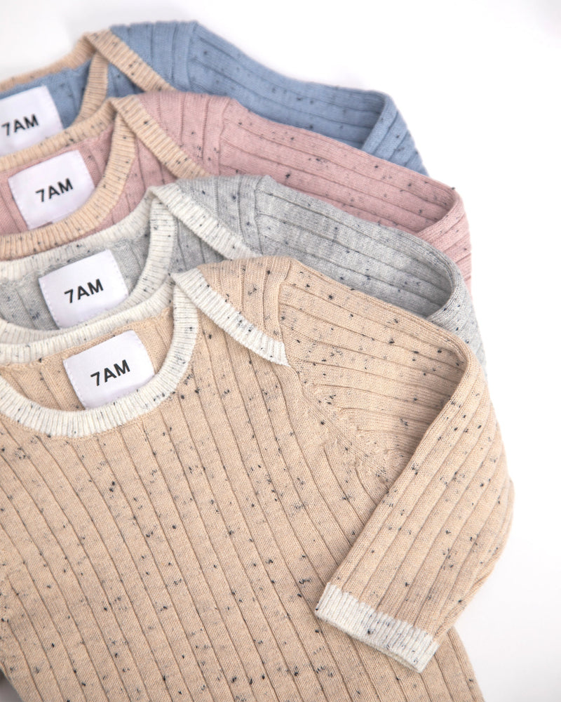 7AM Enfant - Long Sleeve Bodysuit - Hug Me
