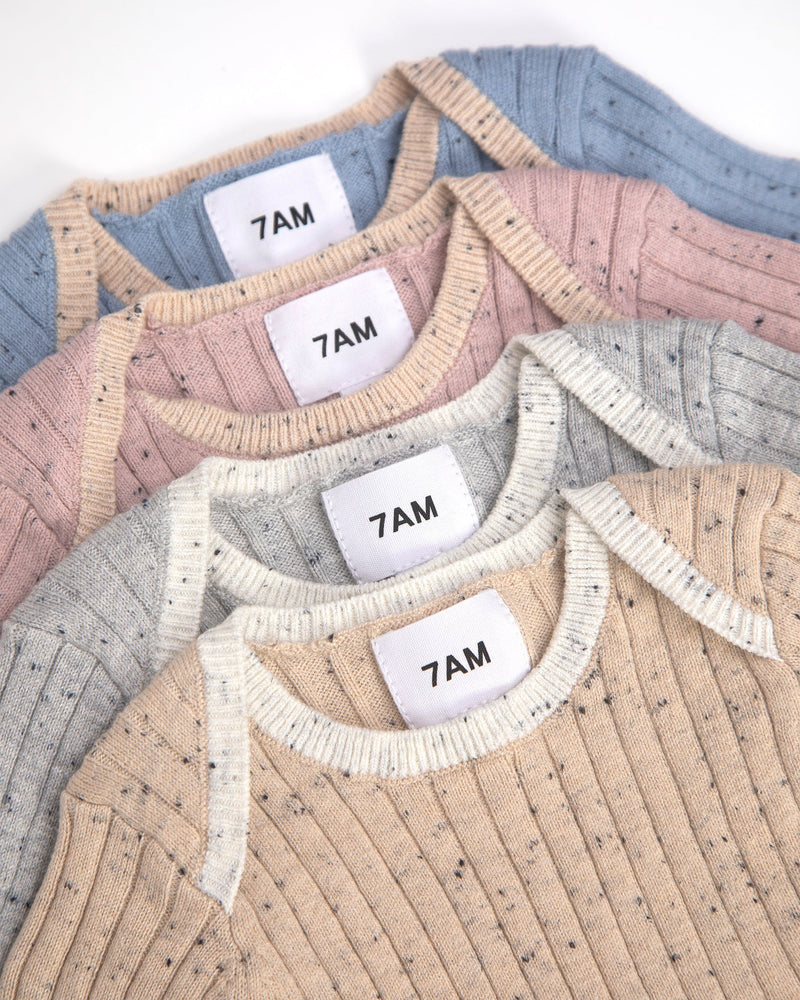 7AM Enfant - Long Sleeve Bodysuit - Hug Me