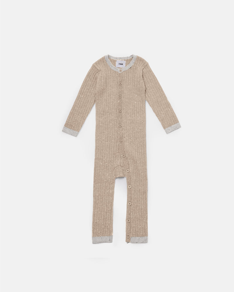 7AM Enfant - Long Sleeve Jumpsuit No Footie - Hug Me
