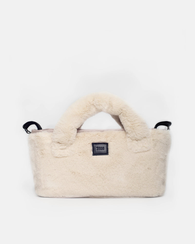 7AM Enfant - Romy Stroller Organizer - Ushuaia  / Faux Fur