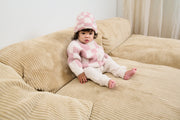 Boxy Sweater - Checkers Fuzzy