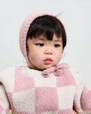 Boxy Sweater - Checkers Fuzzy