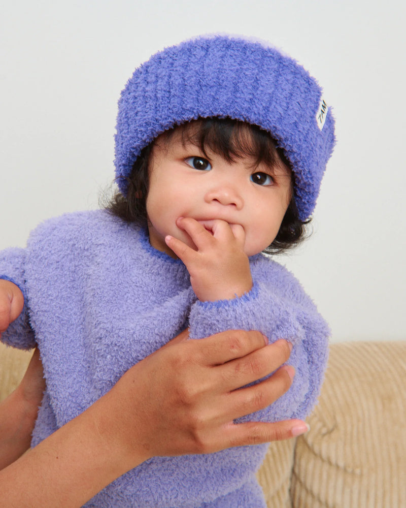 7AM Enfant - Two-Tone Ribbed Beanie - Fuzzy