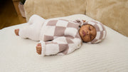 Boxy Sweater - Checkers Fuzzy