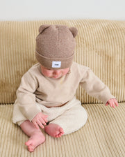 Bear Beanie - Heather
