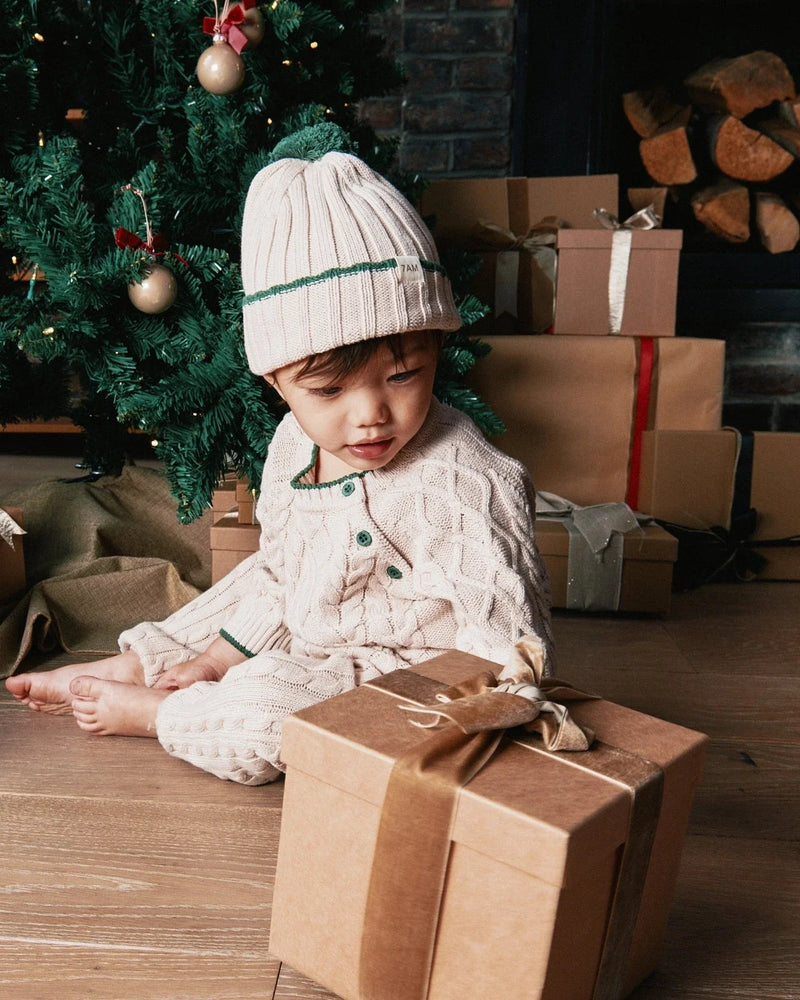 Cable Cotton Sweater - Holiday Edition