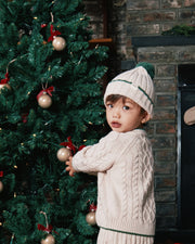 Cable Cotton Sweater - Holiday Edition