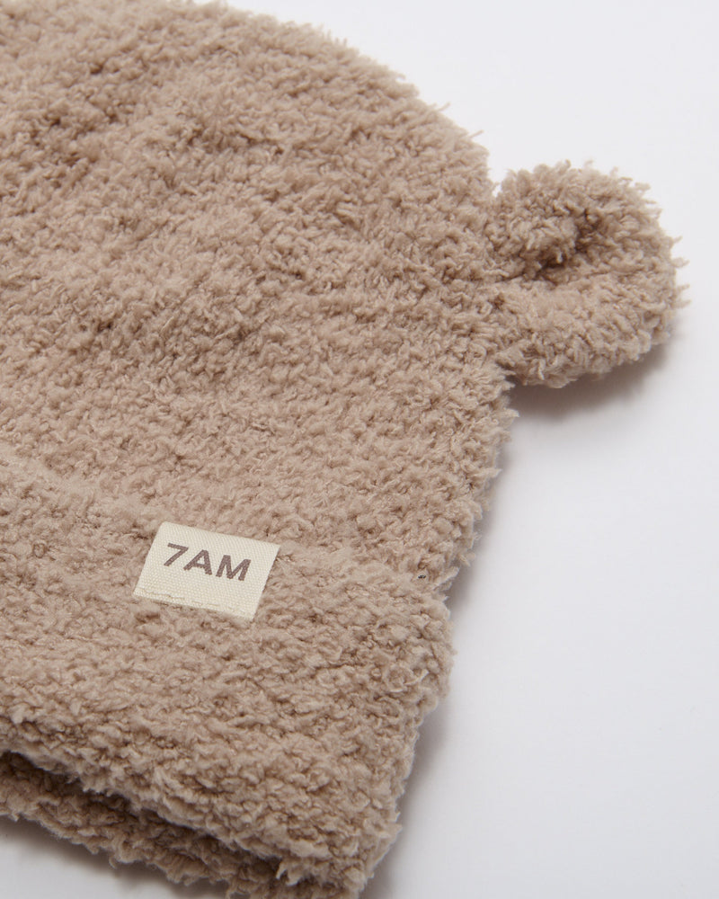 Bear Beanie - Fuzzy