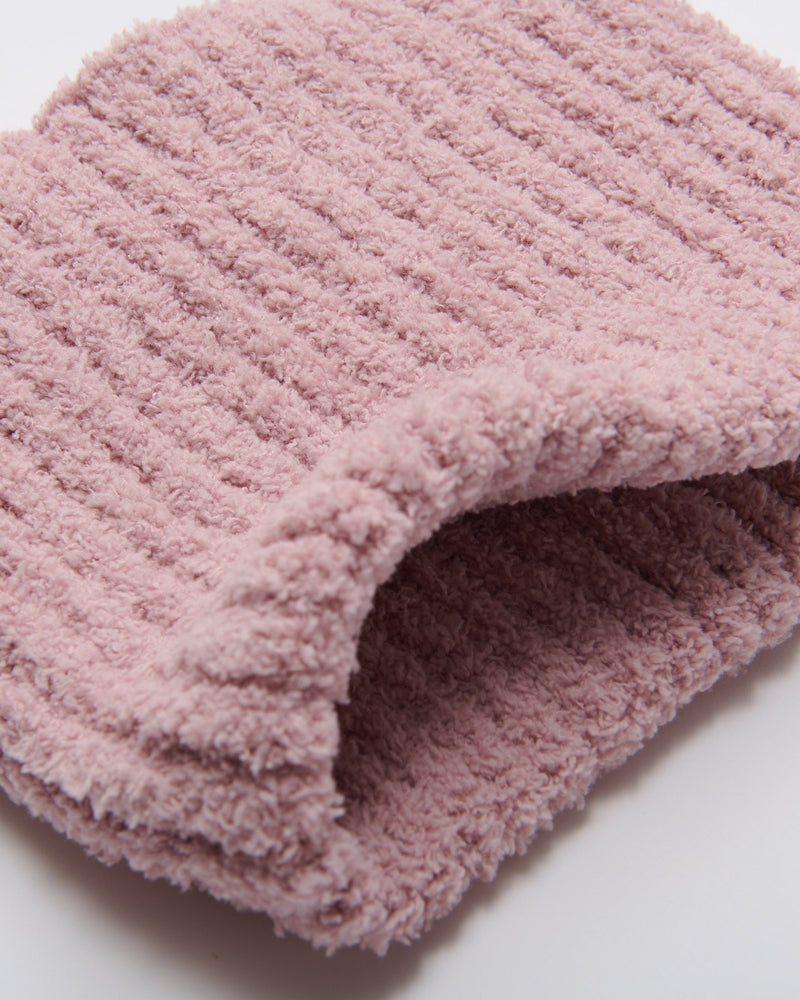 Ribbed Neck Gaiter - Fuzzy