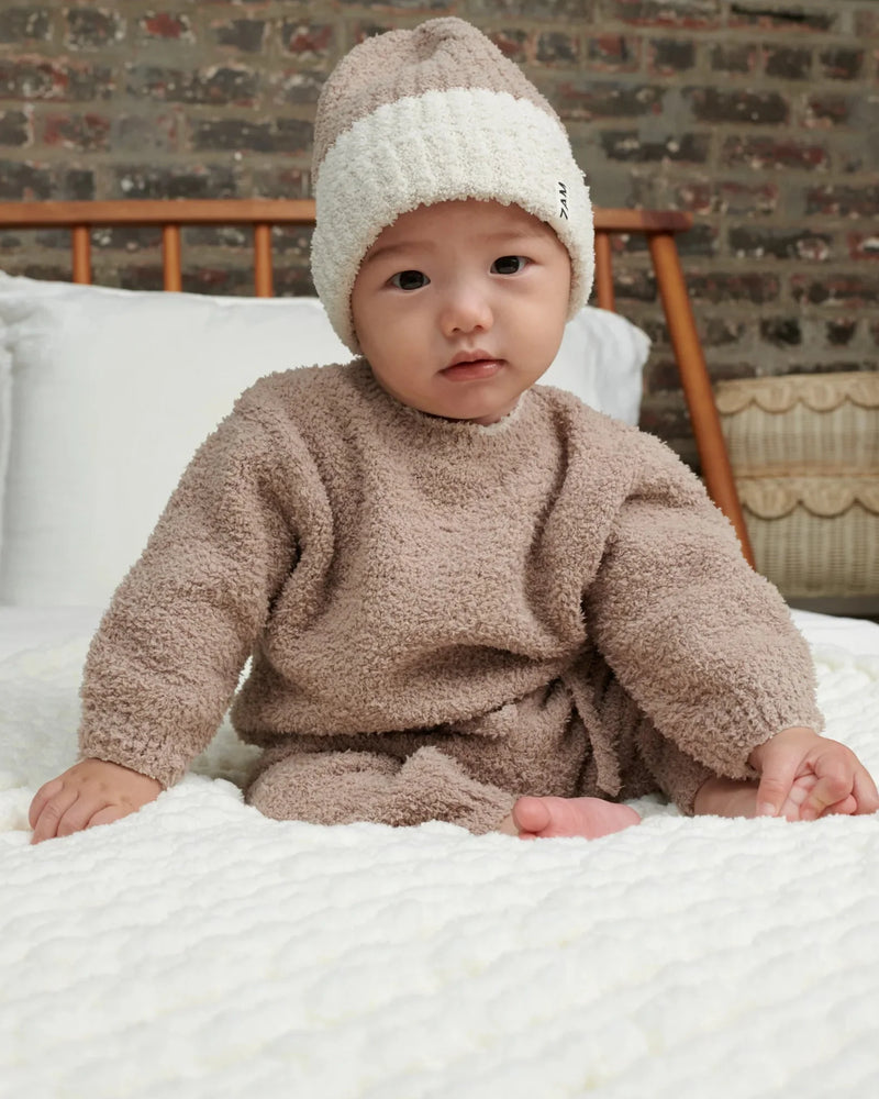 7AM Enfant - Two-Tone Ribbed Beanie - Fuzzy