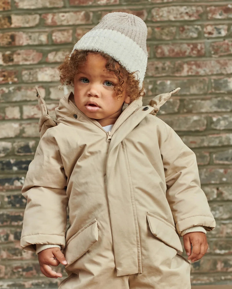 7AM Enfant - Two-Tone Ribbed Beanie - Fuzzy