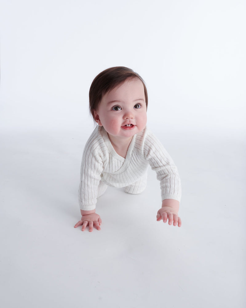 7AM Enfant - Cotton Wrap Top - Ribbed
