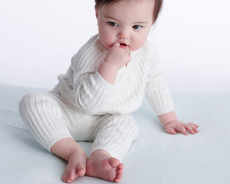 7AM Enfant - Cotton Wrap Top - Ribbed