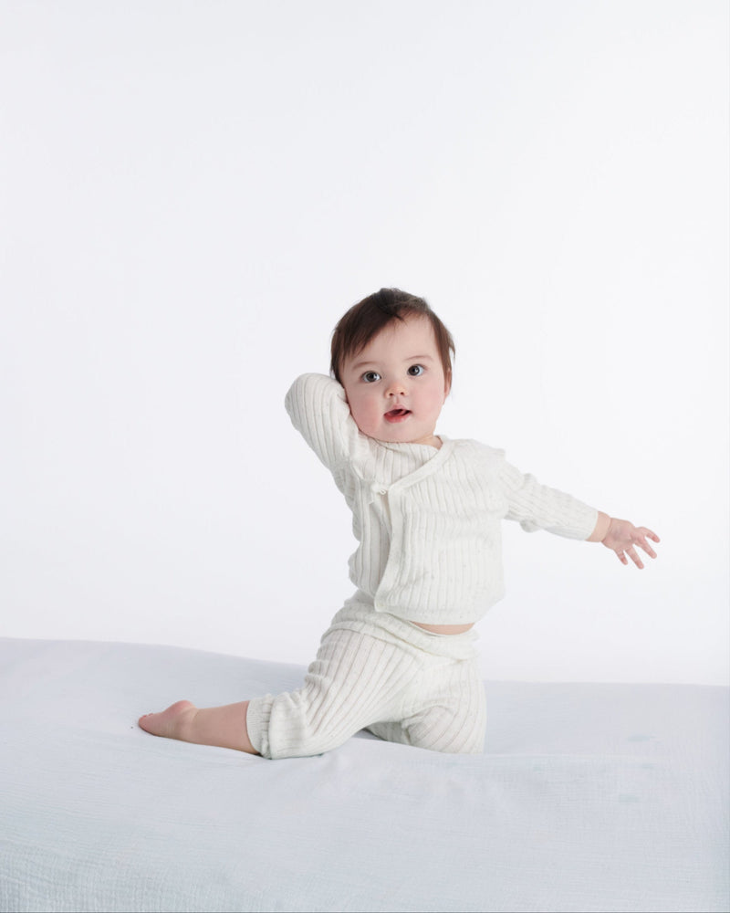 7AM Enfant - Cotton Wrap Top - Ribbed