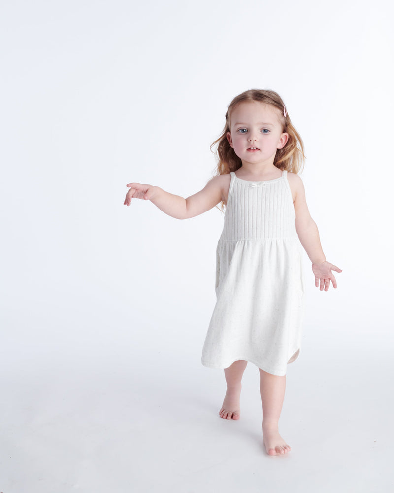 7AM Enfant - Robe Camisole - Côtelée