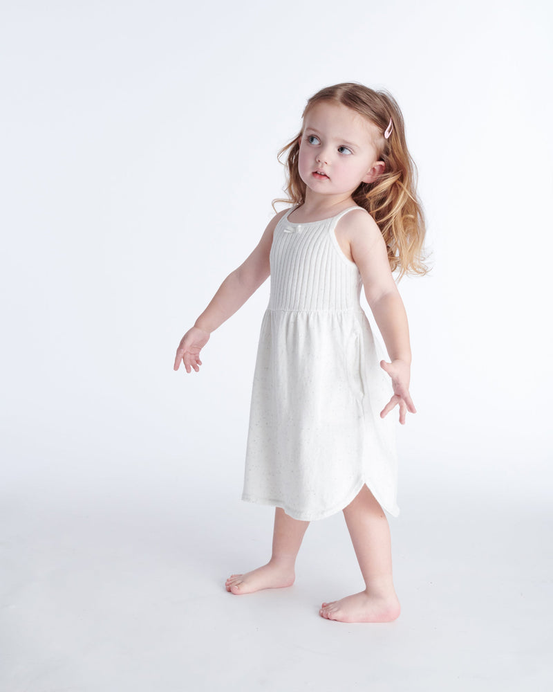 7AM Enfant - Robe Camisole - Côtelée