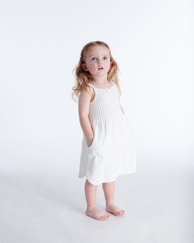 7AM Enfant - Robe Camisole - Côtelée