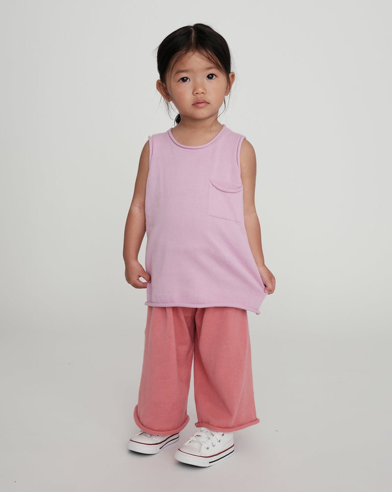 7AM Enfant - Pantalon large en coton Boxy