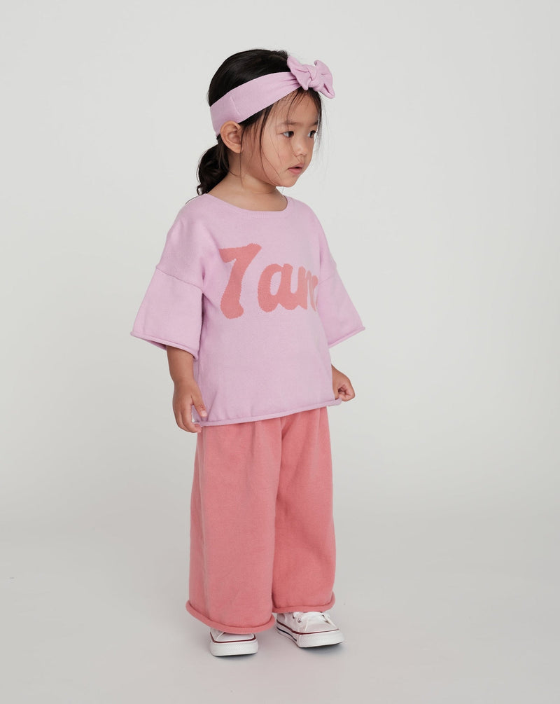7AM Enfant - Pantalon large en coton Boxy