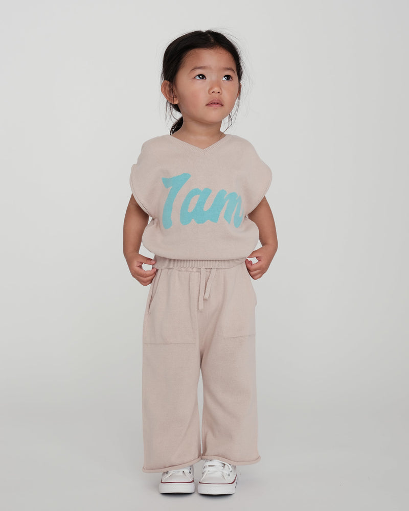 7AM Enfant - 7AM Logo Boxy V-Neck Vest
