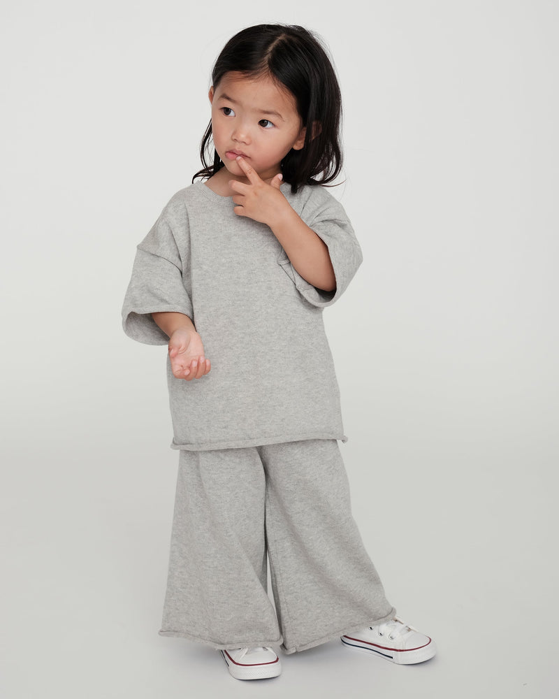 7AM Enfant - Pantalon large en coton Boxy