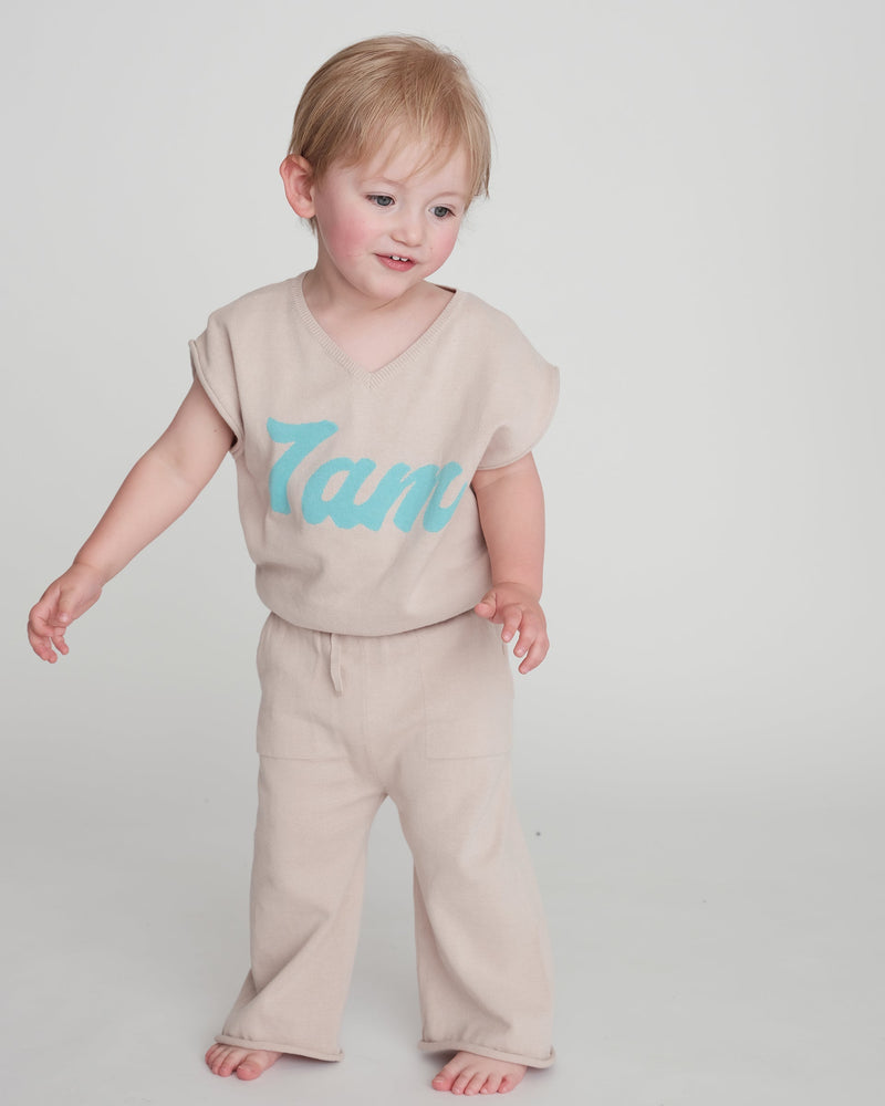 7AM Enfant - 7AM Logo Boxy V-Neck Vest