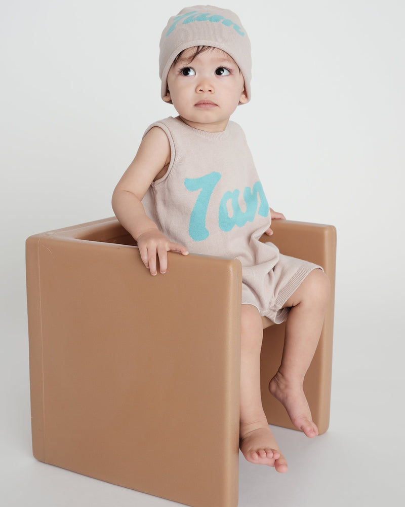 7AM Enfant - Grenouillère Logo Boxy 7AM