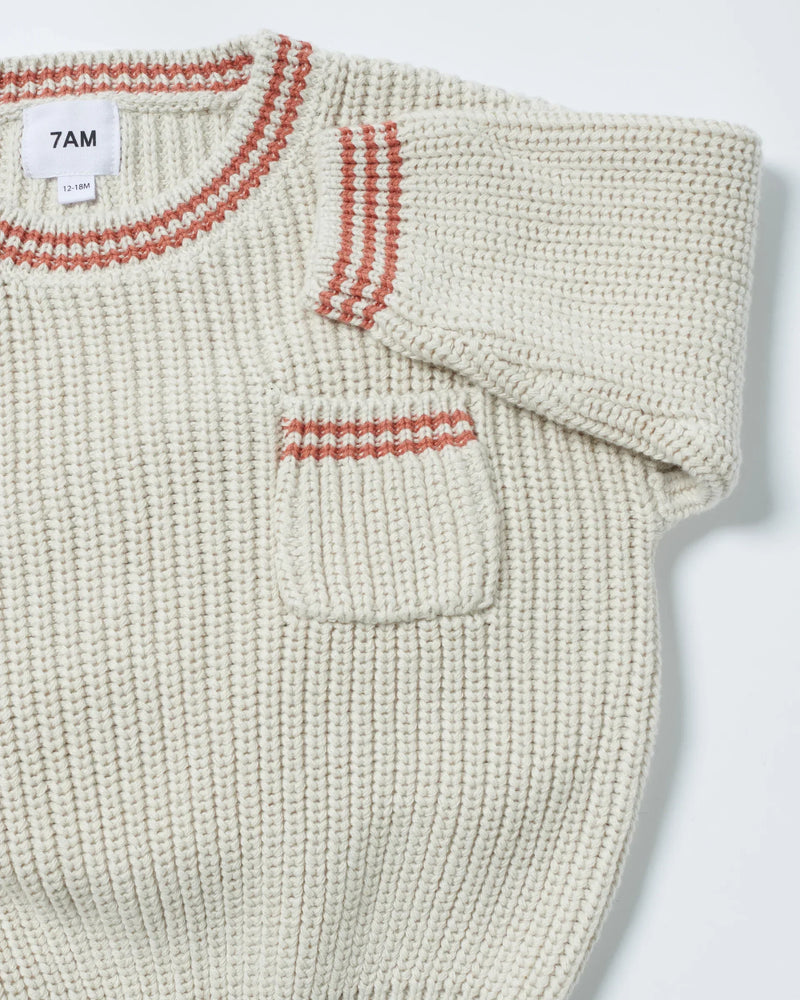 7AM Enfant - Boxy Sweater - Chunky Tennis