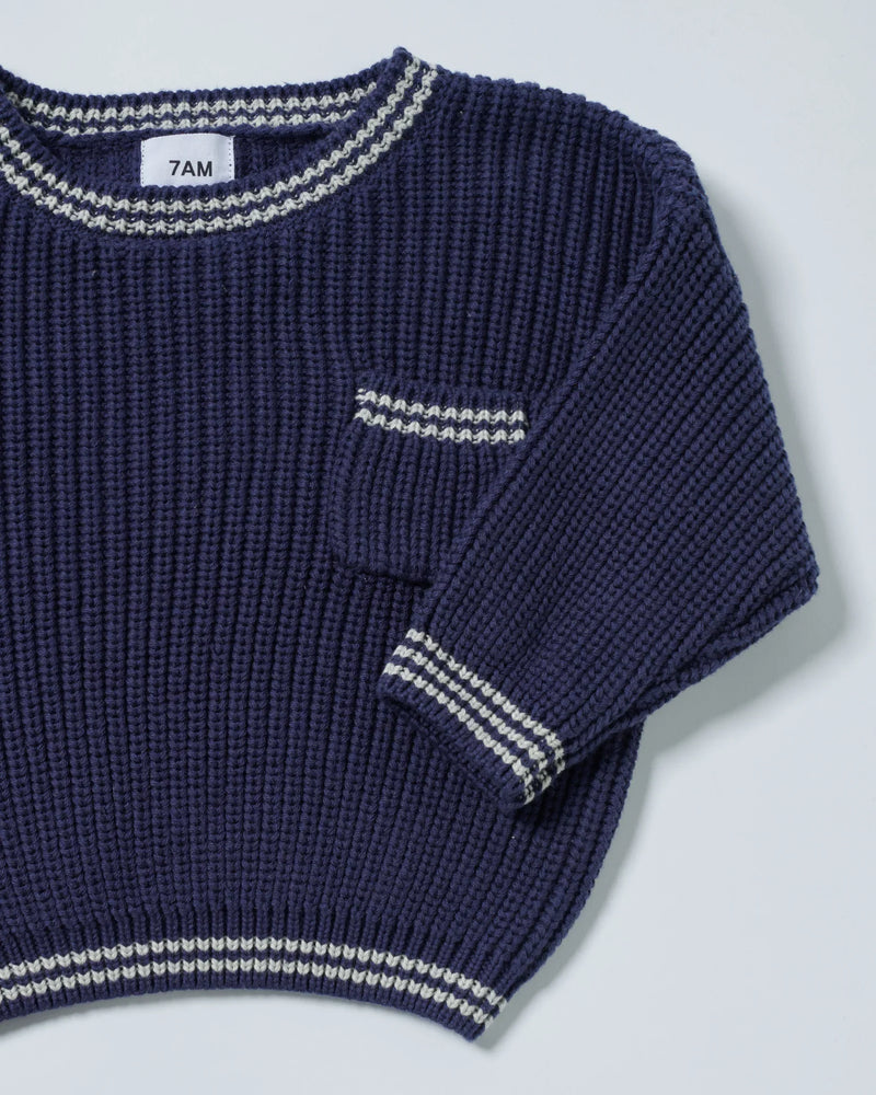 7AM Enfant - Boxy Sweater - Chunky Tennis