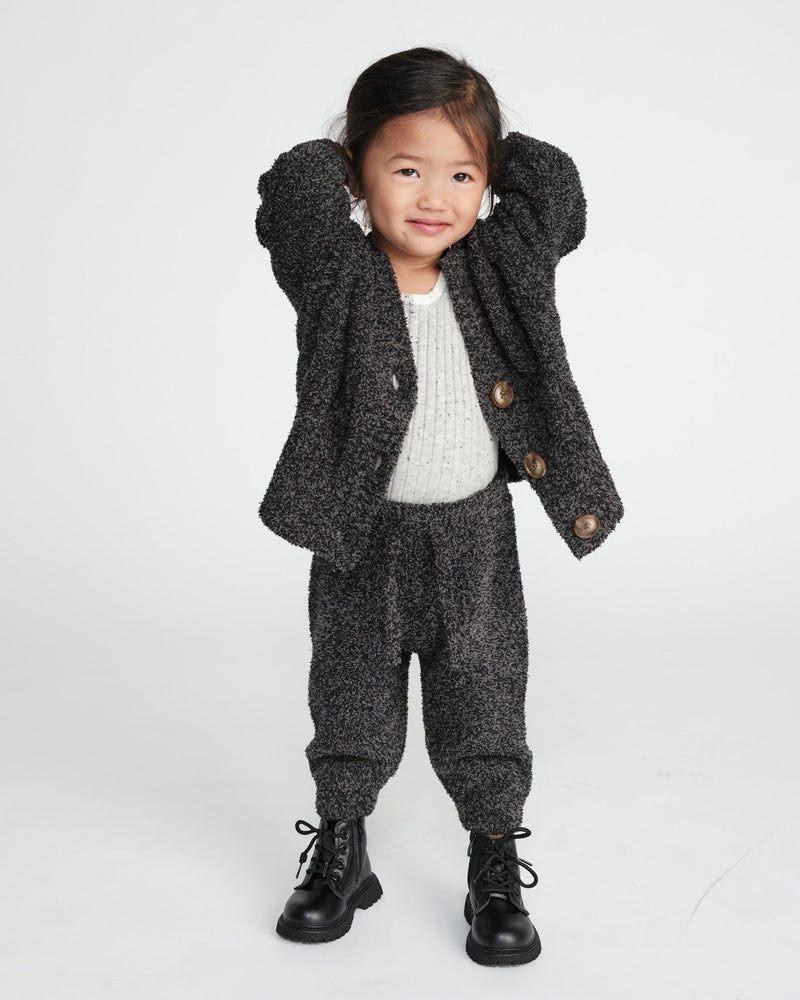 7AM Enfant - Cable Cardigan - Fuzzy