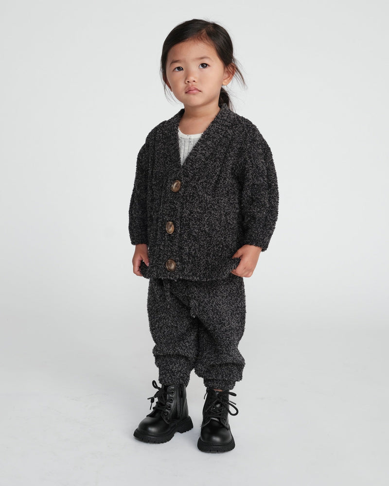 7AM Enfant - Cable Cardigan - Fuzzy