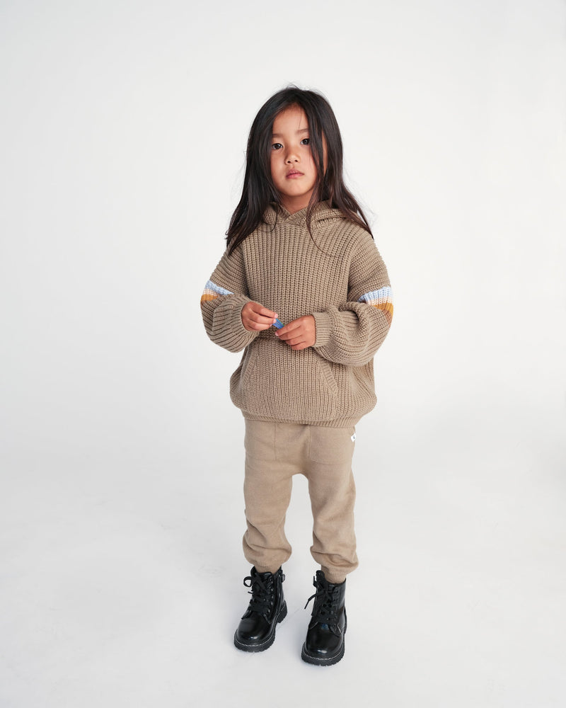 7AM Enfant - Pull épais à capuche - Chunky