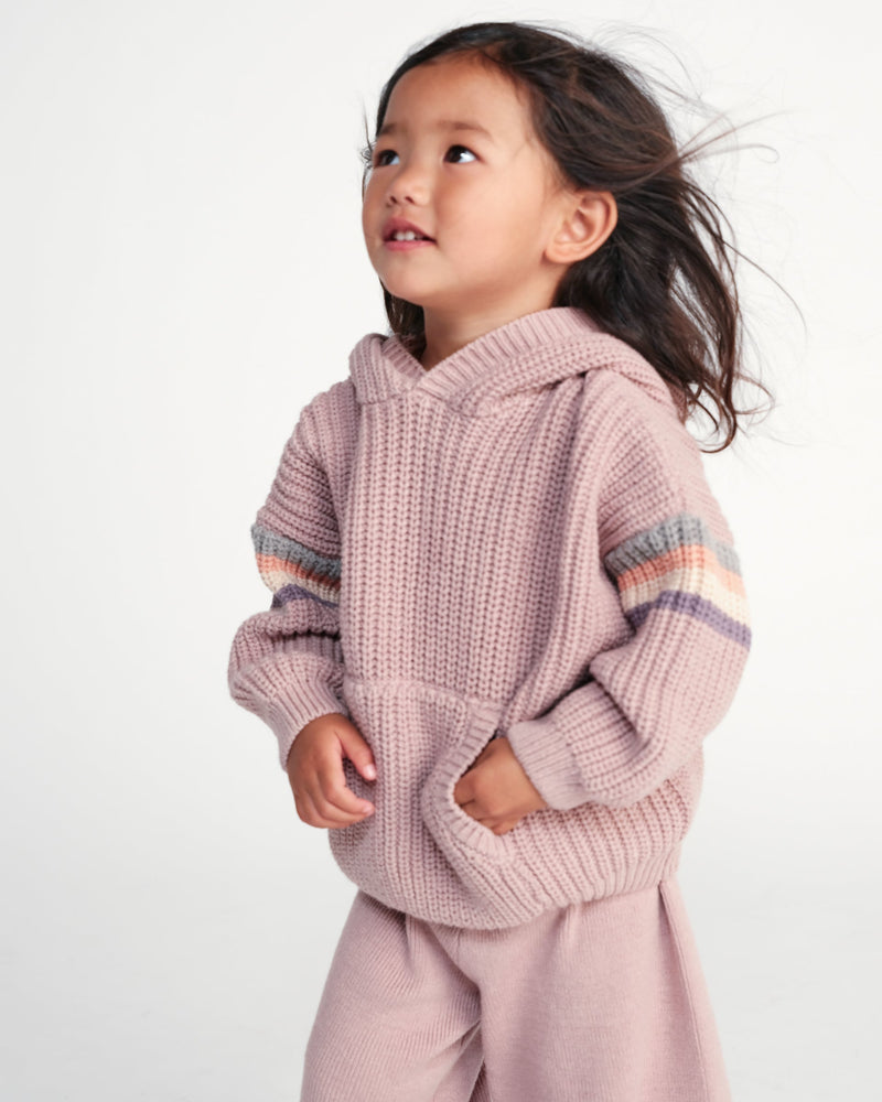 7AM Enfant - Pull épais à capuche - Chunky