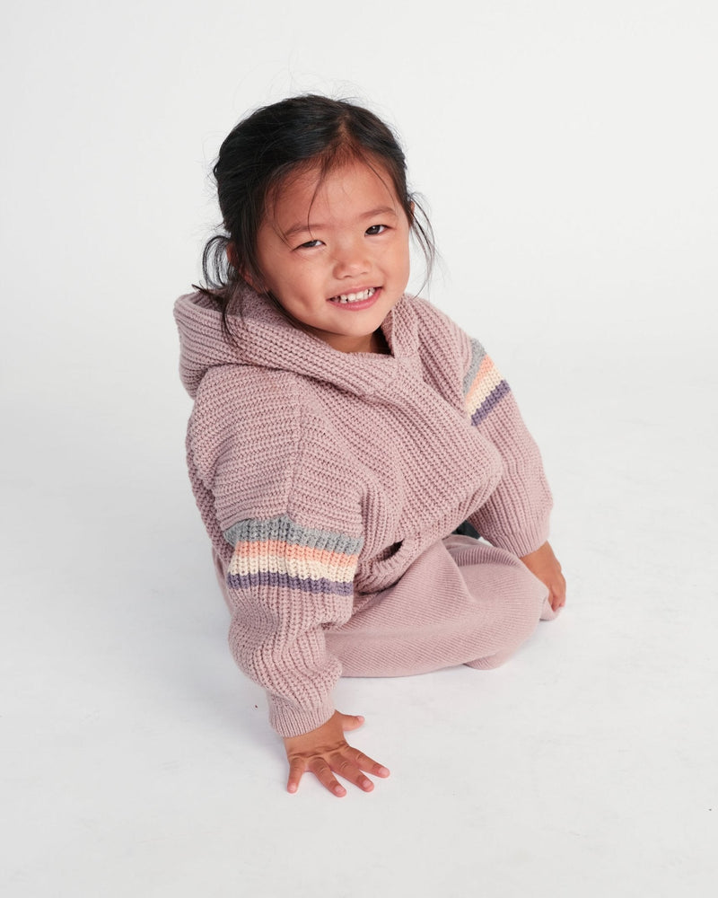 7AM Enfant - Pull épais à capuche - Chunky