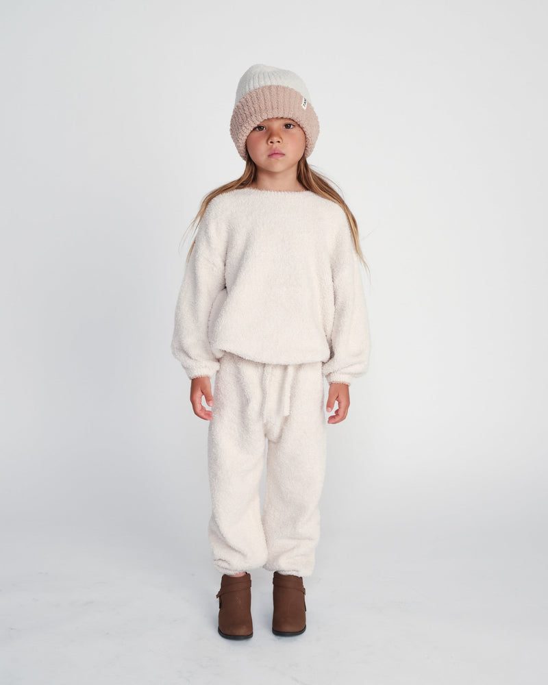 7AM Enfant - Two-Tone Ribbed Beanie - Fuzzy